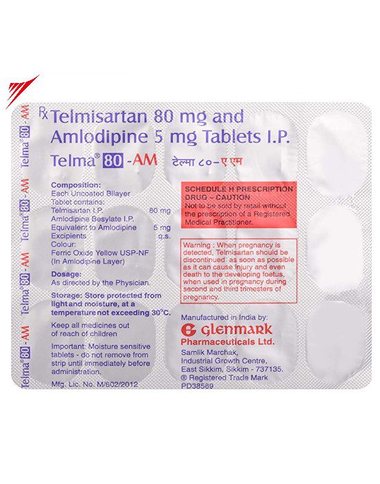Telma AM strips of 15tablet